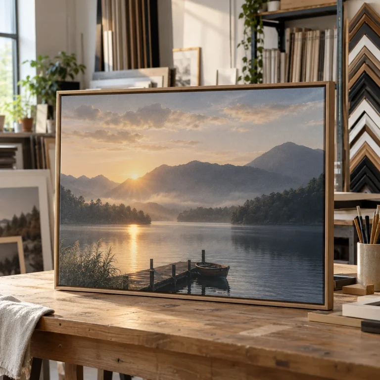 Tranh Canvas In UV Phủ Mờ Chống Lóa