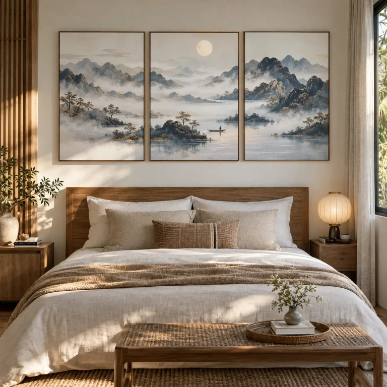 Tranh núi non Nguyệt Cát Laminate Chống Ẩm