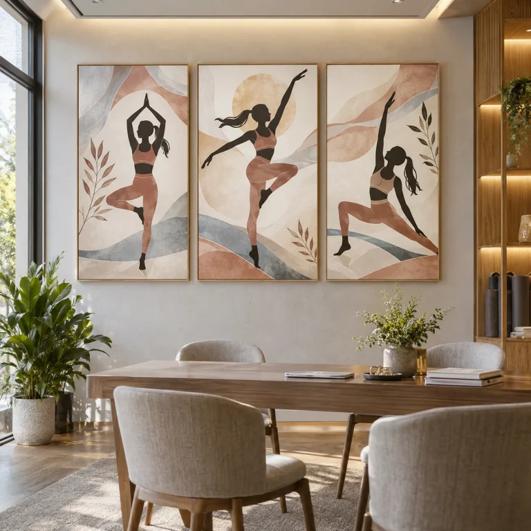 Tranh Aerobic An Nhiên Laminate Chống Ẩm