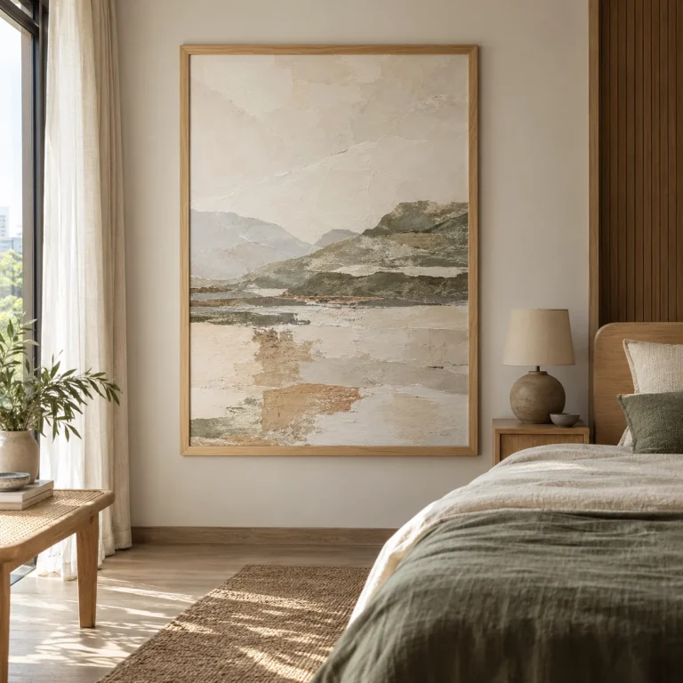 Khung A0 (84x120cm) Ánh Ngọc Gỗ Sồi Ghép Góc Mịn