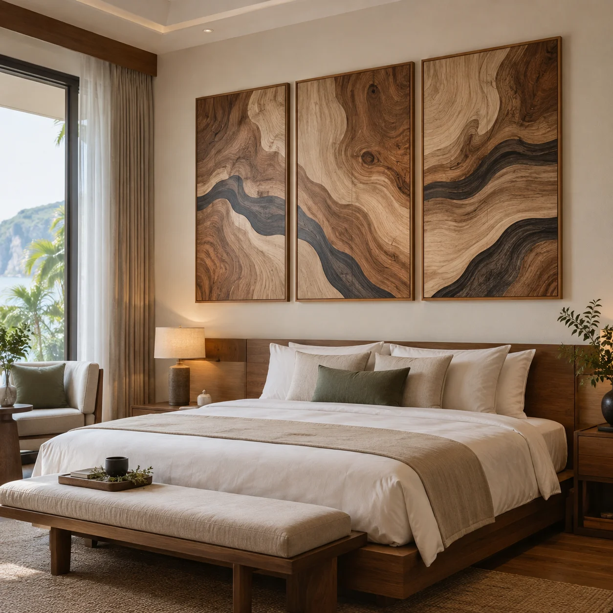 Tranh ấn tượng Vân Gỗ Laminate Chống Ẩm