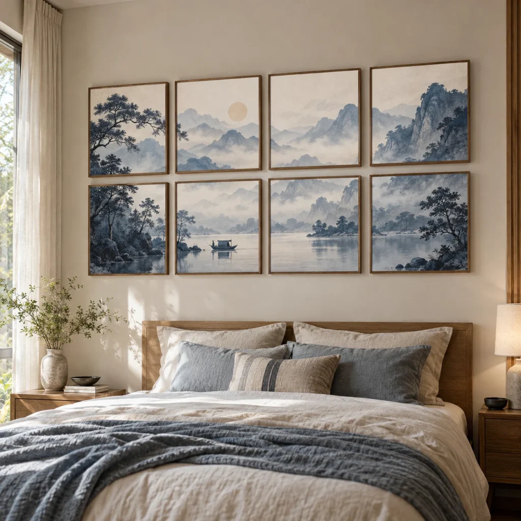 Tranh bộ 8 Lam Sơn Laminate Chống Ẩm