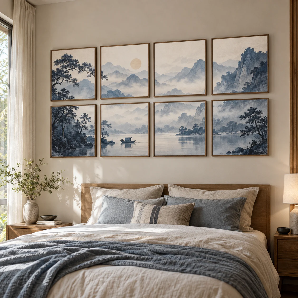 Tranh bộ 8 Lam Sơn Laminate Chống Ẩm