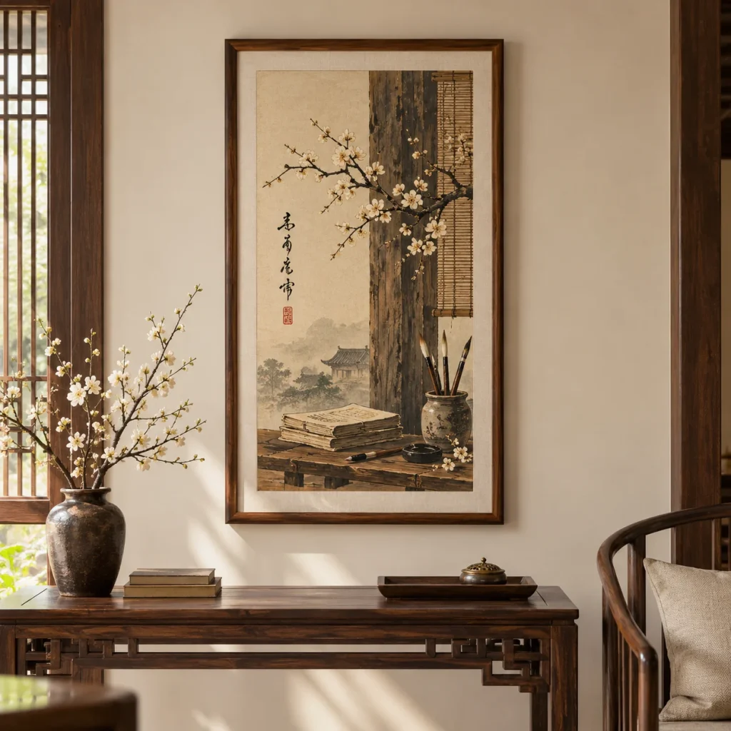 Tranh Nét Việt Thư Hương Giao Thoa Thư Pháp Dân Gian